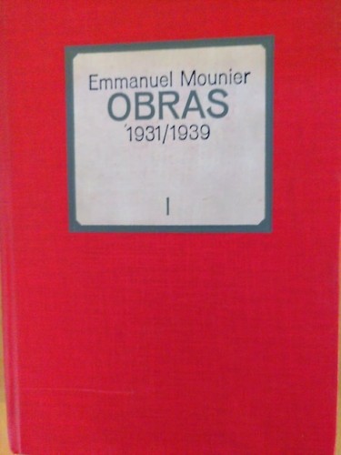 Portada del libro de OBRAS . TOMO I. 1931-1939