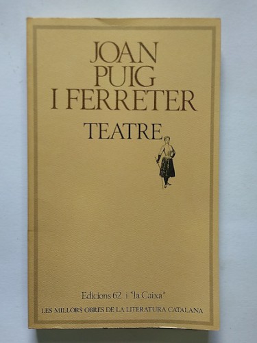 Portada del libro de TEATRE