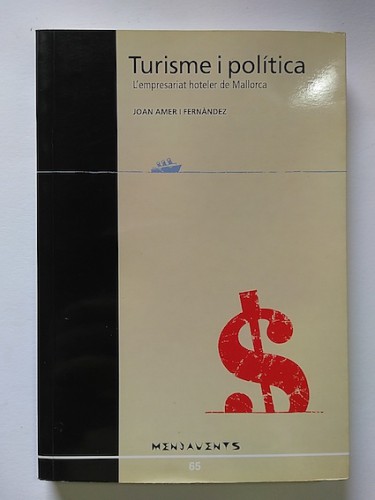 Portada del libro TURISME I POLÍTICA. L'empresariat hoteler de Mallorca